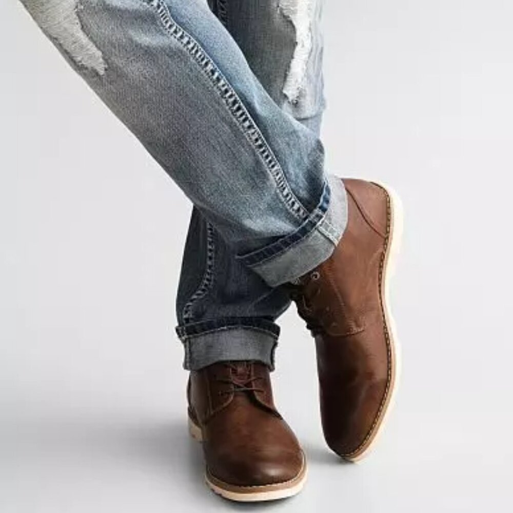 Steve Madden Brawly Chukka Boots Size 11 Cognac